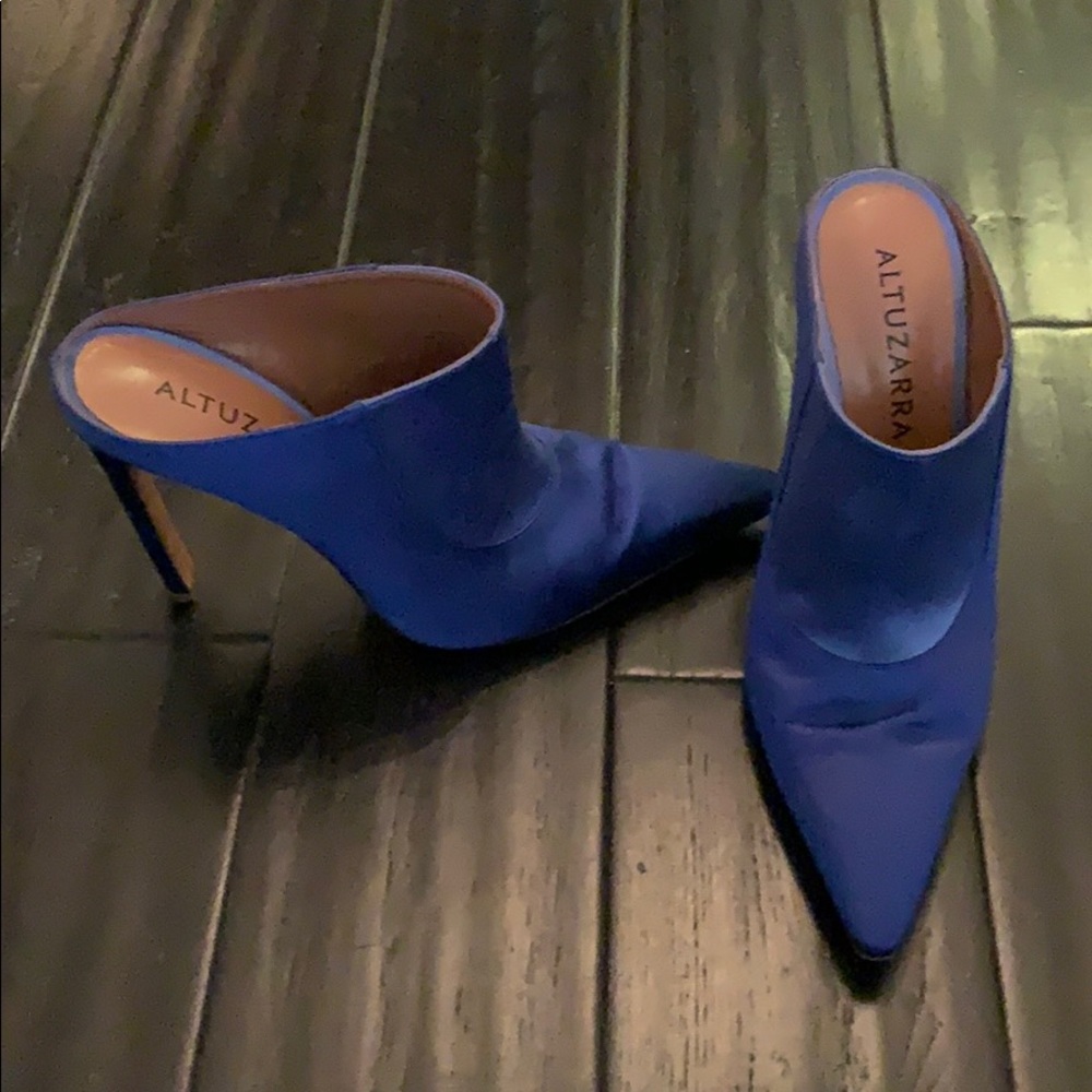 Altuzarra Davidson Mule Blue Size 39 NEW